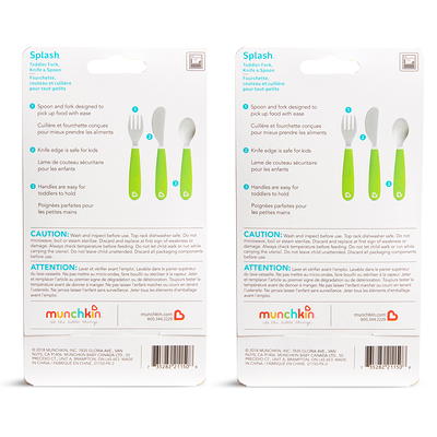 Munchkin Raise Toddler Fork And Spoon Set - 2pk : Target