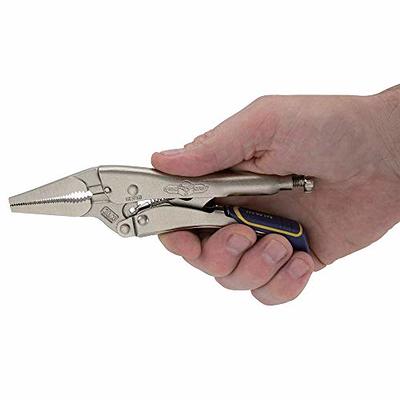 Cal-Hawk Long Needle Nose Locking Vice Grip Style Pliers with Quick Release  Set of 2