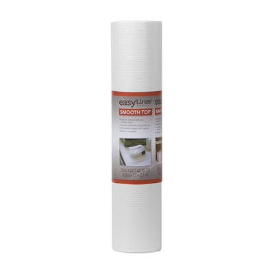 Solid Grip Shelf Liner with Clorox, White, 20 in. x 6 ft. Roll