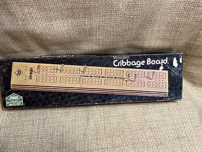 Vintage The Classic Collection Cribbage Wooden Board 3 Player Game for sale  online