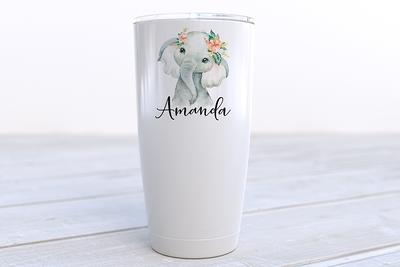 Personalized Elephant Tumbler - Gifts For Women Lover Gift Friend