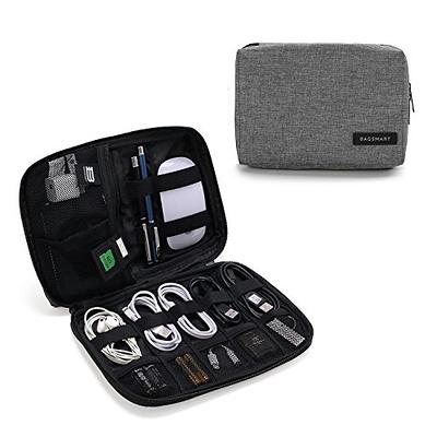 BAGSMART Electronics Organizer Travel Case, Small Travel Cord Organizer Bag  for Travel Essentials, Travel Tech Organizer as Travel Accessories for Men  Women, Cable Organizer for Phone, SD Card, Grey - Yahoo Shopping