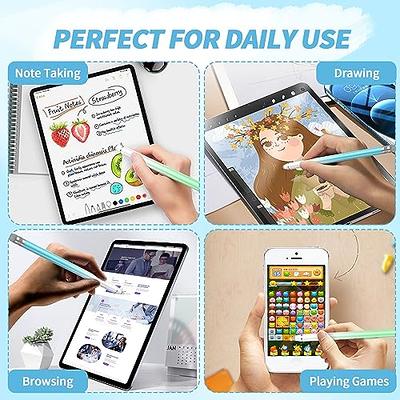 Stylus Pens for Touch Screens, 4PCS Stylus Pen for iPad with Precision  Double Fiber Tips, Compatible with Apple iPad/iPhone/Android/Tablets and  Other