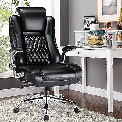 FAMSINGO Ergonomic Mesh Office Chair, High Back Comfortable Desk Chair with  Adjustable Lumbar Support, Headrest and Flip-up arms, Wide Memory Foam