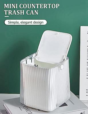 Mini Trash Can - Small, Modern Wastebasket