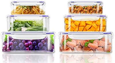 Utopia Kitchen Glass Food Storage Container Set - 18 Pieces (9 Containers  and 9 Lids) - Transparent Lids - BPA Free 