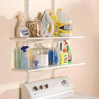 Rubbermaid Twin Track Upright Wall Shelving System, 47.5-Inch