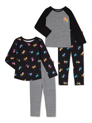  Toddler Kids Baby Girls Outfit Set Long Sleeve Cartoon Cow  Print Shirt Top Bell-Bottom Flared Pants Clothes Set (A-Blue , 1-2 Years ):  Clothing, Shoes & Jewelry