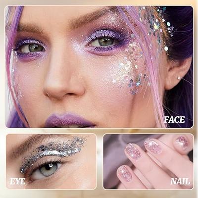 Body Glitter Gel Face Glitter Makeup Long Lasting Mermaid Sequins - China  Face Glitter and Body Glitter Gel price