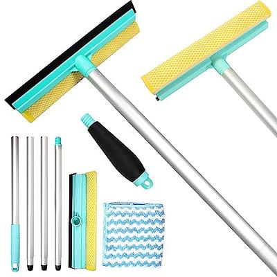 NEWISHTOOL 2 Pack Shower Squeegee Soft Silicone Blade Squeegee for