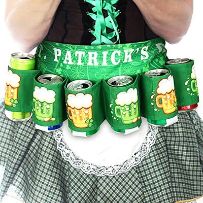 St Patrick's Day Themed Beer Belt Adjustable Beer Belt Holder Clover Beer  Can Costume Waist Beer Holster for Men Women Party Accessories - Yahoo  Shopping