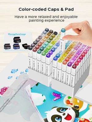 Tommax 262 Colors Dual Tip Alcohol Markers, Sketch Markers Set for Kids  Adults Artists Painting, Coloring, Sketching, and Drawing Alcohol Based