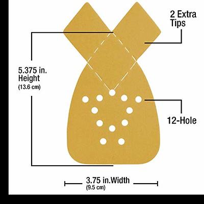 Dura-Gold Premium Mouse Detail Sander Sandpaper Sanding Sheets - 400 Grit  (Box of 24) - 12 Hole Pattern Hook & Loop Triangle Shaped Mouse Discs -  Fits Black and Decker, Woodworking Wood Crafting, Auto - Yahoo Shopping