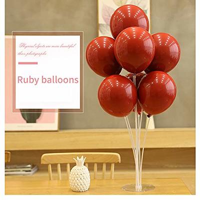 TONIFUL Balloons Stand Kit Ruby Red Table Birthday Decorations