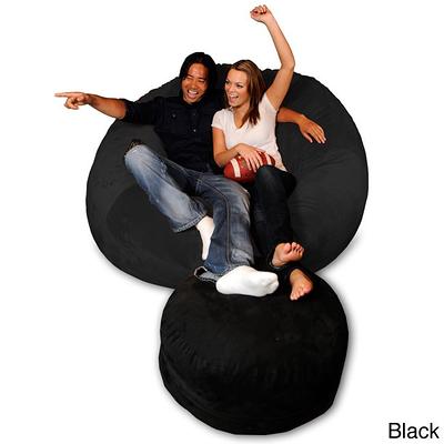 6' Large Bean Bag Lounger With Memory Foam Filling And Washable Cover -  Relax Sacks : Target