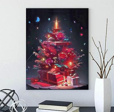 DOTSOPS Christmas Diamond Painting Kits,Art Adult Painting Kit,Winter  Diamond Art Kit for Adults Red Christmas Tree Crafts Children Beginner Home  Wall Decoration Gift 12x16 inches - Yahoo Shopping