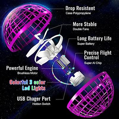  Flying Orb Ball Toy,360°Rotating Hand Controlled