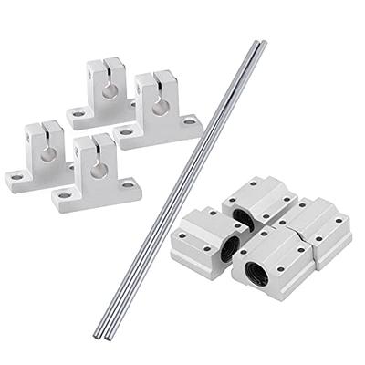 Mssoomm 2Pcs Linear Motion Rod Shaft Slide Guide D 10mm x L 17.72