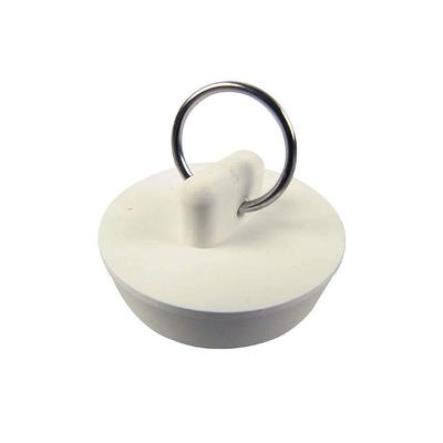 1-3/4 in. Rubber Drain Stopper in White (1 per Bag) - Danco