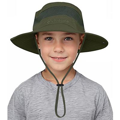 GearTop Fishing Hat and Safari Cap with Sun Protection - Army