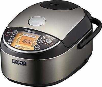 Zojirushi NS-LGC05XB Micom Rice Cooker & Warmer, 3-Cups (uncooked),  Stainless Black - Yahoo Shopping