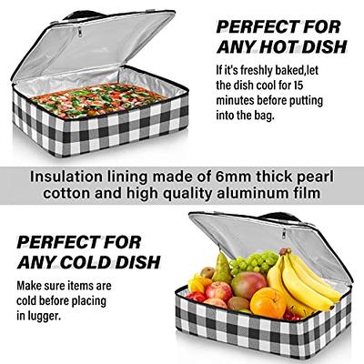 Rockland Guard - Insulated Meal Prep Bag Cooler - Portable Hot or Cold Lunch Box for Meal Management at Work, Gym or Travel.