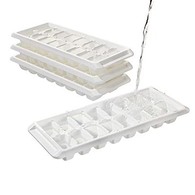 Four Stackable Ice Cube Trays For Freezer (Stack Empty or With Water) Ice  Trays (4 Ice Tray Per Order) Ice Cube Tray Set of Ice Cube Trays - (Blue)  (White) - Yahoo Shopping