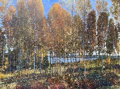 Original Landscape Painting by Nadezda Stupina | Fine Art Art on Canvas ...