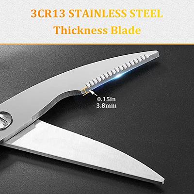 Kitchen Scissors For Food Heavy Duty Spring Loaded Kitchen Shears Stainless  Steel Food Scissors And Cooking Tong Tweezers Set for Chicken, Poultry  Bone, Meat, Fish, Salad, BBQ, Herb, Home Gadget - Yahoo