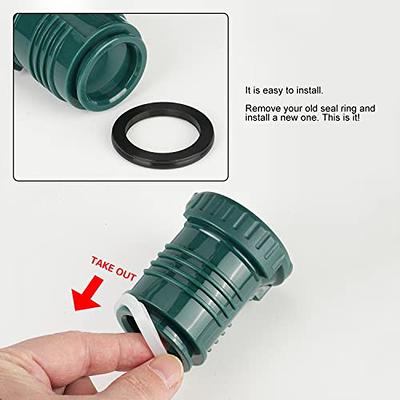 LUAATT Thermos Replacement Seal Ring,2 Pack Black Silicone Sealing Ring For  Stanley Classic Stainless Steel Vacuum Bottle Stopper (1.1 QT/1.5QT/2 QT) -  Yahoo Shopping