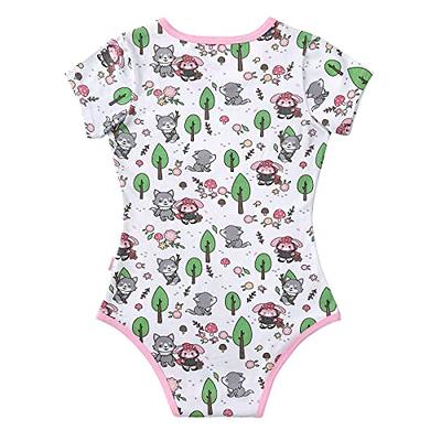  Littleforbig Cotton Romper Onesie Pajamas Bodysuit - I