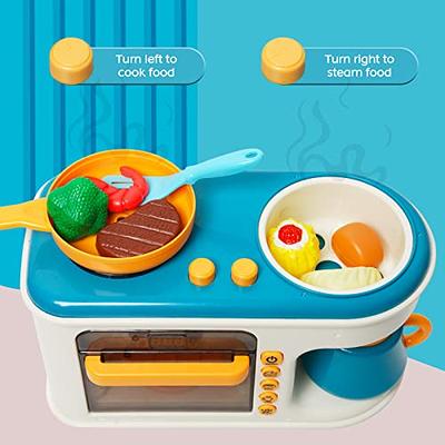 TaoHFE Kitchen Set for Kids Wooden Play Kitchen Toy Kitchen Sets for Boys Gift White Kitchen for Toddlers Kids Kitchen Playse