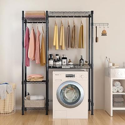 5-Tier Wood Over The Washer and Dryer Storage Shelf for Laundry Room -  Yahoo Shopping