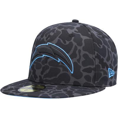 Men's New Era Black Los Angeles Chargers Ink Dye 2022 Sideline