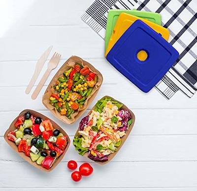 Healthy Packers Insulated Lunch Bag or Multi-Compartment Bento Box w/ Built-in Ice-Pack| Black