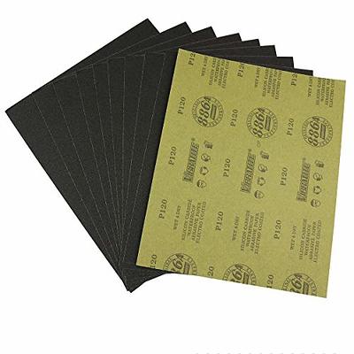 LotFancy 80 to 3000 Grit Sandpaper Assortment, 45PCS 9 x 3.6 Silicon  Carbide Dry Wet Sandpaper