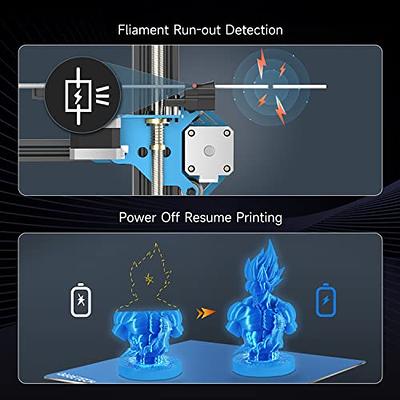 GEEETECH Mizar S Auto Leveling 3D Printer Support Klipper Firmware,  Dual-Gear Direct Extruder FDM All Metal 3D Printer, Large Printing Size  10.0x