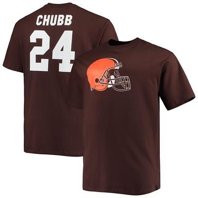 Women's Cleveland Browns Majestic Threads Nick Chubb Camo Name