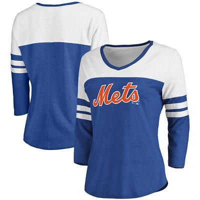 Fanatics Women's White, Royal New York Mets Tie-Dye V-Neck Pullover Cropped  Tee - White, Royal - ShopStyle T-shirts