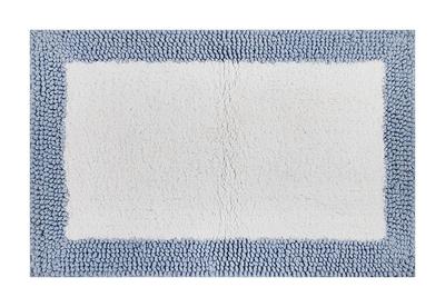 allen + roth 20-in x 34-in Gray Cotton Bath Rug