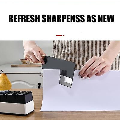 5-In-1 Professional Electric Knife Sharpener for Kitchen Knives, Chef Knife  Sharpener, Scissors Sharpener, Automatic Knife Sharpener, Automatic Angle  Detection for Sharper Knives - Yahoo Shopping