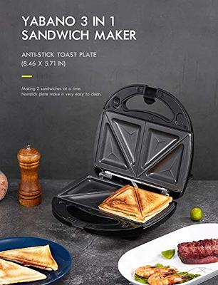 OVENTE Electric Panini Press Sandwich Maker, Non-Stick Coated