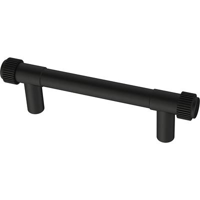 Brainerd Bar 3-3/4-in Center to Center Matte Black Cylindrical Bar