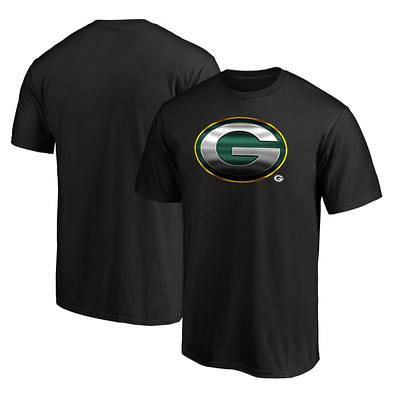 Women's Fanatics Branded White/Green Green Bay Packers Plus Size Even Match Lace-Up Long Sleeve V-Neck Top