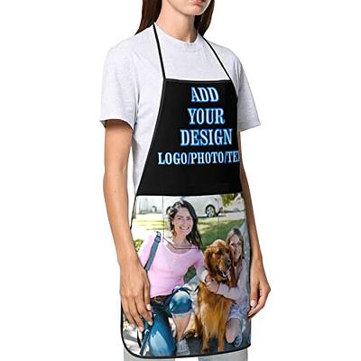 Personalized Chef Apron, Apron for Women or Men with Pockets, Cooking Aprons  for Women, Chef Apron for Men, Custom Kitchen Apron Customized Woman Man  Aprons, Personalized Gift for Dad or Mom 