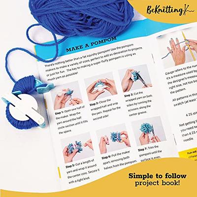 BeKnitting Knitting Starter Kit for Beginners, Great Craft for Adults and  Kids