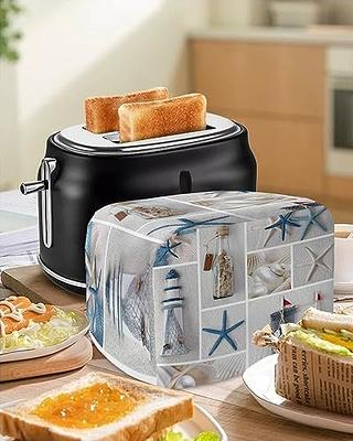 Toaster Cover,Toaster Cover 2 Slice,Kitchen Small Appliance Covers,Bread  Maker Microwave Oven Cover,Toaster Cover Fits for Most Standard 2 Slice