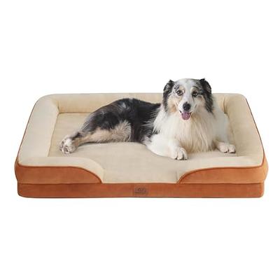 Loeysu Dog Bed for X Large Dogs,Orthopedic Egg Memory Foam Dog Bed