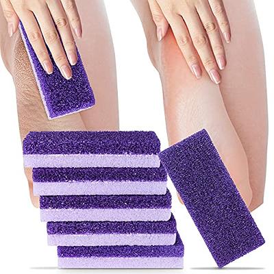 2 in 1 Pumice Stone for Feet,6 Pack Foot Scrubber & Callus Remover