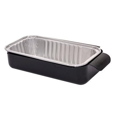 Aluminum Foil Grill Drip Pans -Bulk Pack of Durable Grill Trays Disposable  BBQ Grease Pans Compatible with Made Also Great for Baking, Roasting 